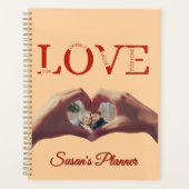 Personalized LOVE Acronym Photo  Planer (Vorderseite)