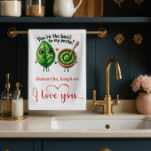Personalized Love Gift Kitchen Towel Cartoon Food Geschirrtuch
