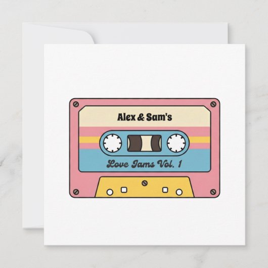Personalized Love Jams Cassette Tape – Custom Name (Vorderseite)