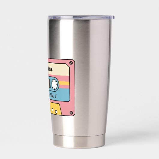 Personalized Love Jams Cassette Tape – Custom Name Thermobecher (Links)