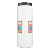 Personalized Love Jams Cassette Tape – Custom Name Thermosbecher (Rückseite)