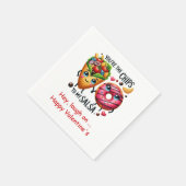 Personalized Love Quote Funny Food Napkins Serviette (Ecke)