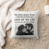 Personalized Love Story Photo Kissen (Decke)