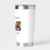 Personalized Love Water Bottle Couple Photo Gift Thermobecher (Links)