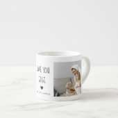 Personalized Love You Gigi Photo Espressotasse (Vorderseite Rechts)
