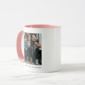 Personalized Love You GLAMMA Grandma Photo Simple Tasse (Vorderseite Links)