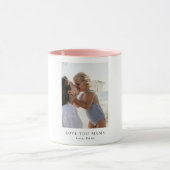 Personalized Love You Mama Photo | Custom  Tasse (Zentrum)