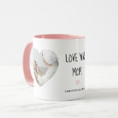 Personalized “Love You Mom” Photo | Custom Gift Tasse (Vorderseite Links)