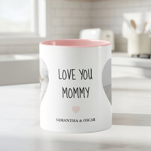 Personalized “Love You Mommy” Photo | Custom Gift Tasse