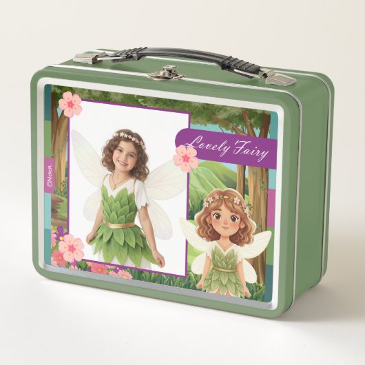 Personalized Lovely Fairy Lunch Box (Vorderseite)