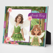 Personalized Lovely Fairy Tabletop Photo Fotoplatte (Seite)