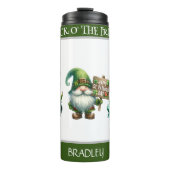 Personalized Luck O' the Irish Thermal Tumbler Thermosbecher (Vorderseite)