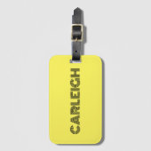 PERSONALIZED LUGGAGE TAG GEPÄCKANHÄNGER (Vorderseite Vertikal)