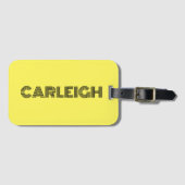 PERSONALIZED LUGGAGE TAG GEPÄCKANHÄNGER (Vorderseite (Horizontal))