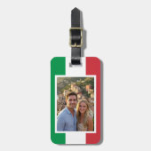 Personalized luggage tags, Italian flag Gepäckanhänger (Vorderseite vertikal)