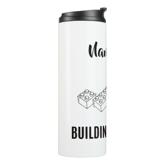 Personalized Lunchkins Building Bricks Lunch Box Thermosbecher (Nach links gedreht)