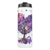 Personalized Lupus Awareness Thermal Tumbler Thermosbecher (Vorderseite)