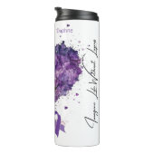 Personalized Lupus Awareness Thermal Tumbler Thermosbecher (Nach rechts gedreht)