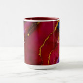 Personalized Luxury Marble Pattern Custom Name Mug Tasse (Zentrum)