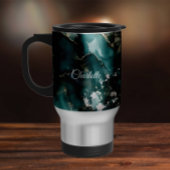 Personalized Luxury Marble Pattern Custom Name Reisebecher
