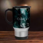 Personalized Luxury Marble Pattern Custom Name Reisebecher