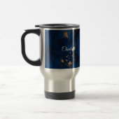 Personalized Luxury Marble Pattern Travel Mug Reisebecher (Links)