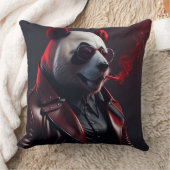 personalized luxury panda smoking pillow for your kissen (Decke)