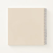 Personalized Luxury Spiral Notebook | Custom Notizblock (Rückseite)