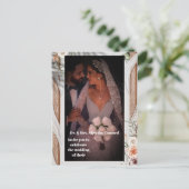 Personalized Luxury Wedding Invite Template" Feiertagspostkarte (Stehend Vorderseite)