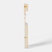 Personalized M Initial Star Phone Case – Cute Whit iPhone Hülle (Linke Seite)