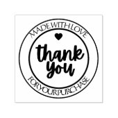 Personalized “Made With Love” Thank You Permastempel (Design)