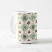 Personalized Magic Academy Wizard School Green Kaffeetasse (Vorderseite Links)