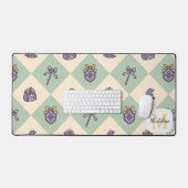 Personalized Magic Academy Wizard School Green Schreibtischunterlage (Tastatur & Maus)