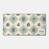 Personalized Magic Academy Wizard School Green Schreibtischunterlage (Vorderseite)