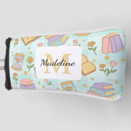 Personalized Magic Books Girl School Mint Green Golf Headcover