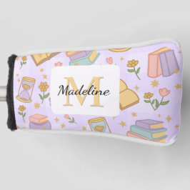 Personalized Magic Books Girl School Purple Golf Headcover