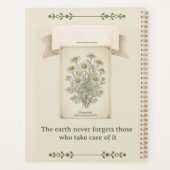 Personalized Magic Garden Journal - Chamomile  Planer (Rückseite)