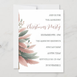 Personalized Magnetic Christmas Party Invitation Magneteinladung