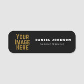 Personalized Magnetic Company Employee Name Tag Namensschild (Vorderseite)