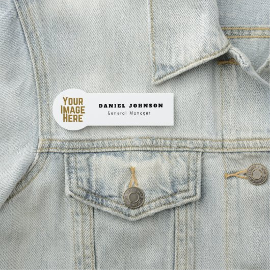 Personalized Magnetic Company Employee Name Tag Namensschild (Beispiel)