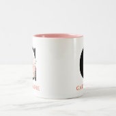 Personalized Maid of Honor Zweifarbige Tasse (Mittel)