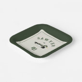 Personalized Mallard Duck Birthday Plates Pappteller (Gewinkelt)
