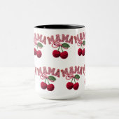 Personalized “Mama” Cherry Print – Funny Kitchen T Tasse (Zentrum)