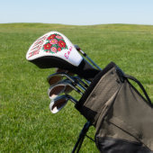 Personalized Mama Heart Floral Custom Gift Golf Headcover (In SItu)