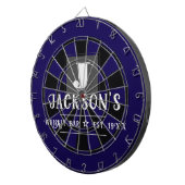 Personalized Man Cave Custom Bar Name Dartscheibe (Vorderseite rechts)