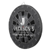 Personalized Man Cave Custom Bar Name Dartscheibe (Vorderseite rechts)