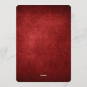 Personalized Map of Love Journey Wedding Einladung (Rückseite)