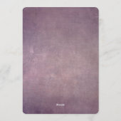 Personalized Map of Love Journey Wedding Einladung (Rückseite)