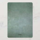 Personalized Map of Our Love Journey Save the Date Einladung (Rückseite)