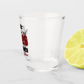 Personalized Maroon Class of 2026 Graduation Schnapsglas (Rechts)